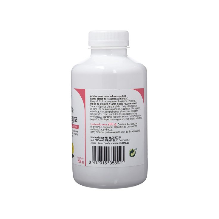 sanon aceite de onagra 450 capsulas blandas de 640mg