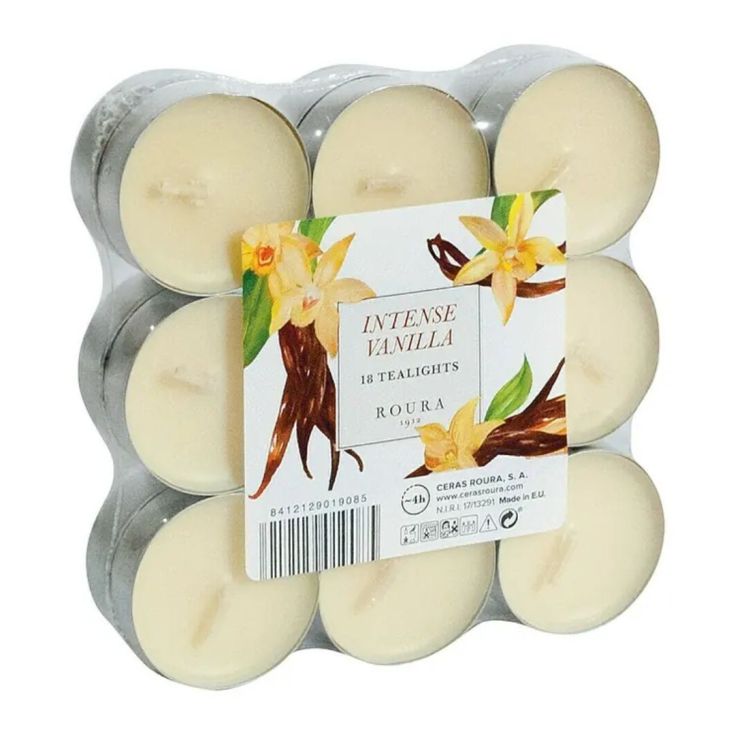 roura pack 18 velas vainilla