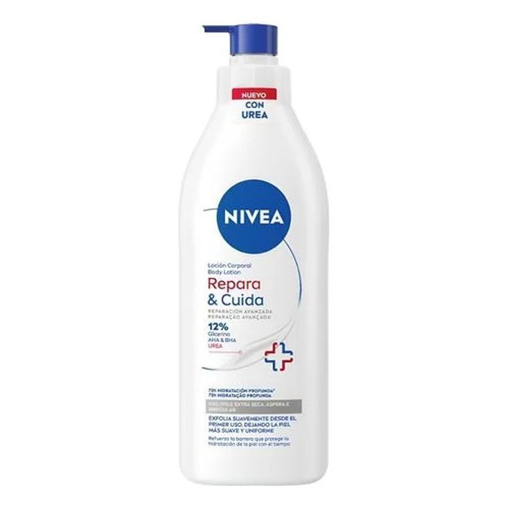 body nivea repara y cuida urea dosificador 400 ml