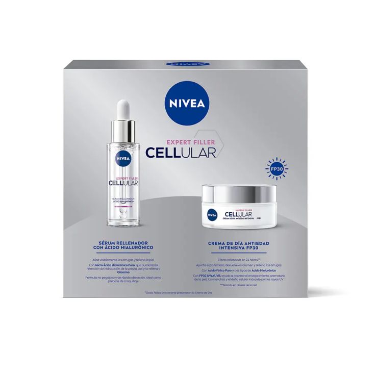 pack nivea cellular dia f-30+noche
