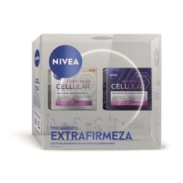 nivea celular spf30 dia+noche 50ml cofre 2 piezas