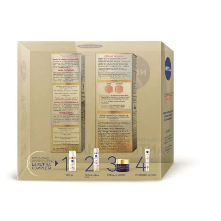 nivea luminous630 spf50 50ml cofre 2 piezas