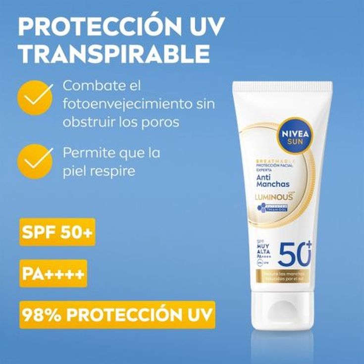 nivea sun pack bronceador cuerpo + facial antimanchas