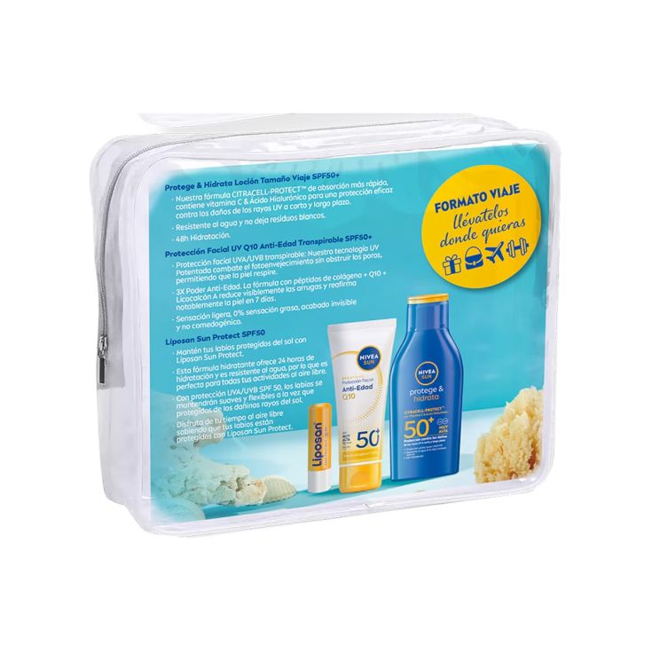 nivea sun pack labios facial y cuerpo