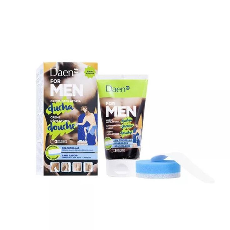 daen crema depilatoria ducha para hombre 150ml