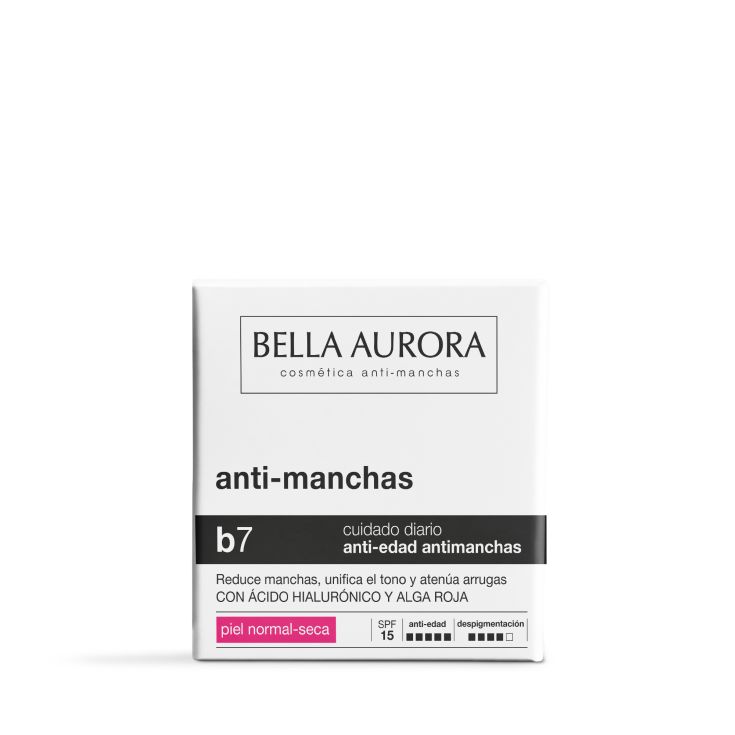 bella aurora b7 crema hidratante antimanchas aclarante spf15 50ml