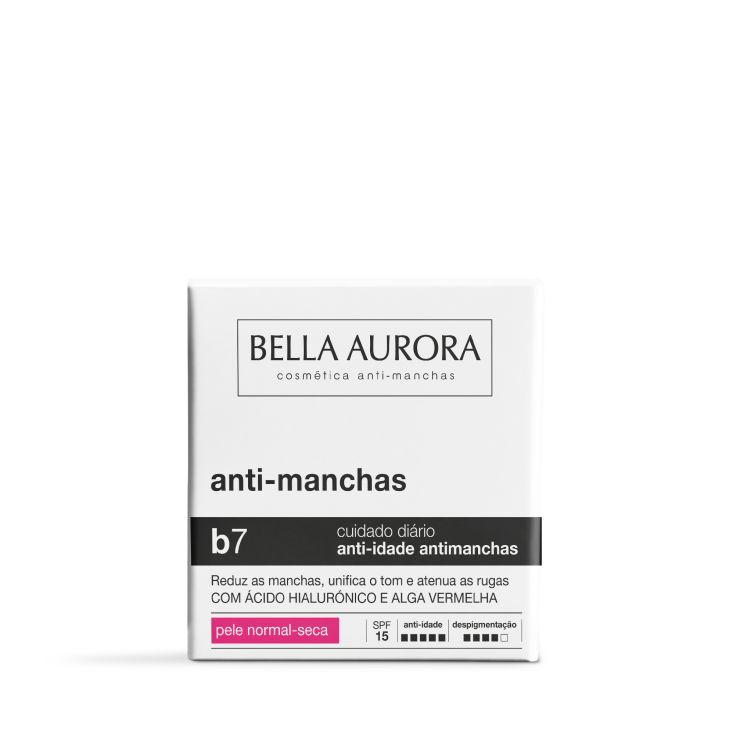 bella aurora b7 crema hidratante antimanchas aclarante spf15 50ml