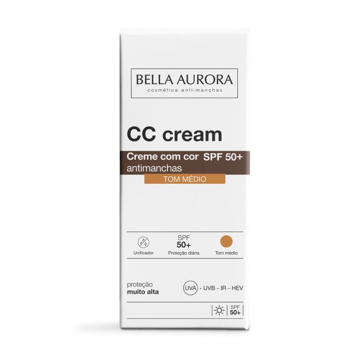 bella aurora cc cream spf50 antimanchas fotoprotectora 30ml