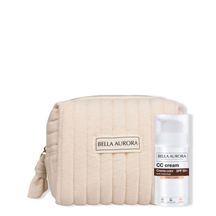 bella aurora cc cream tono claro 30ml+ neceser
