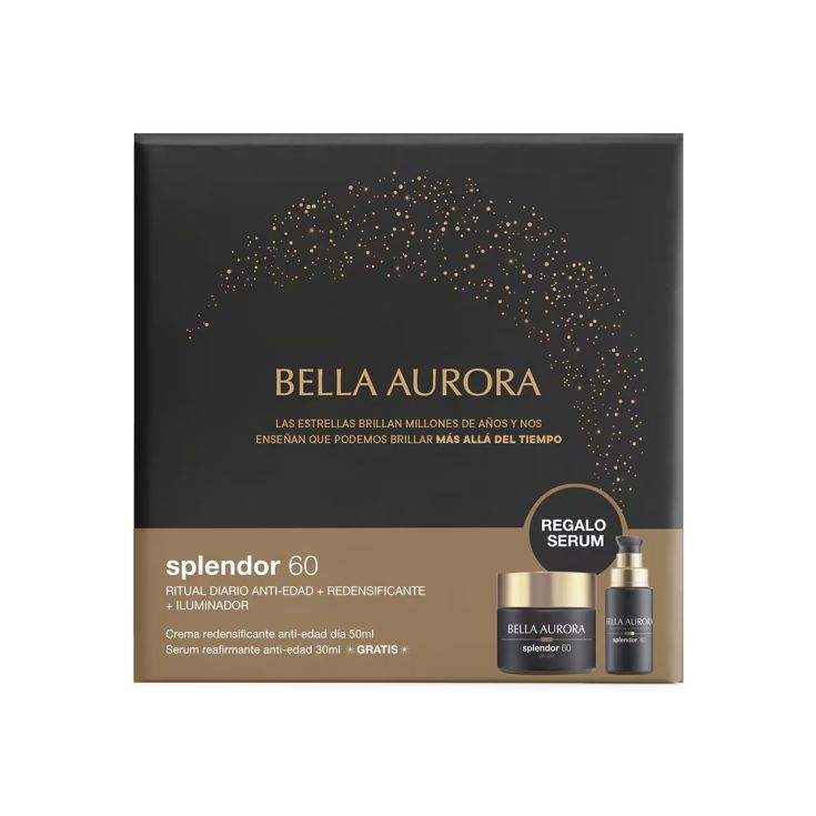 bella aurora splendor 60 anti edad dia 50ml + serum 30ml cofre bella aurora splendor 60 anti edad dia 50ml + serum 30ml cofre