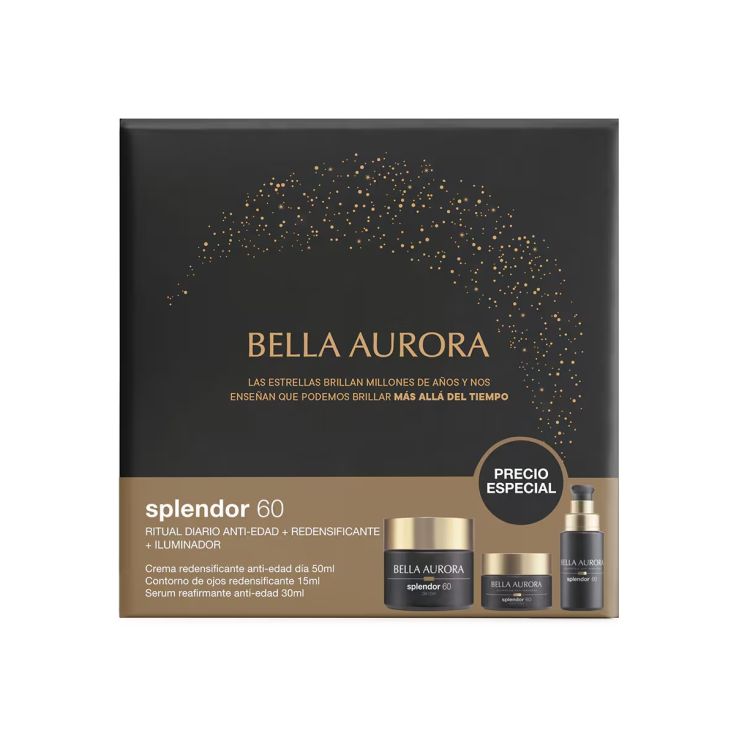 bella aurora splendor 60 anti edad dia 50 ml +serum + ojo cofre bella aurora splendor 60 anti edad dia 50 ml +serum + ojo cofre