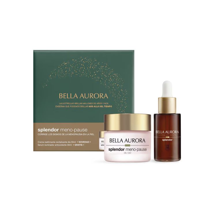 bella aurora splendor menopause dia 50ml + serum cofre