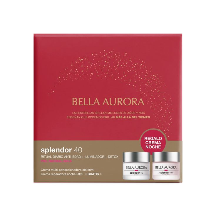 bella aurora splendor 40 dia piel seca + noche cofre bella aurora splendor 40 dia piel seca + noche cofre