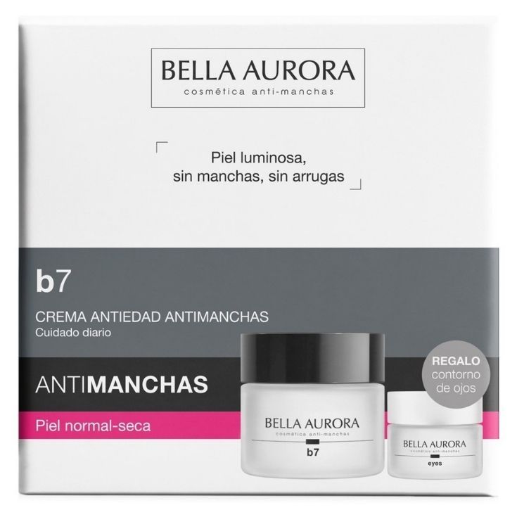 bella aurora b-7 antimanchas piel normal-seca 50ml cofre 2 piezas