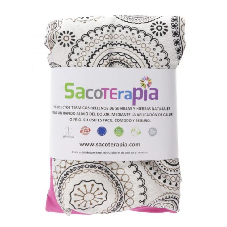 sacoterapia basico plus rosa mandala+funda