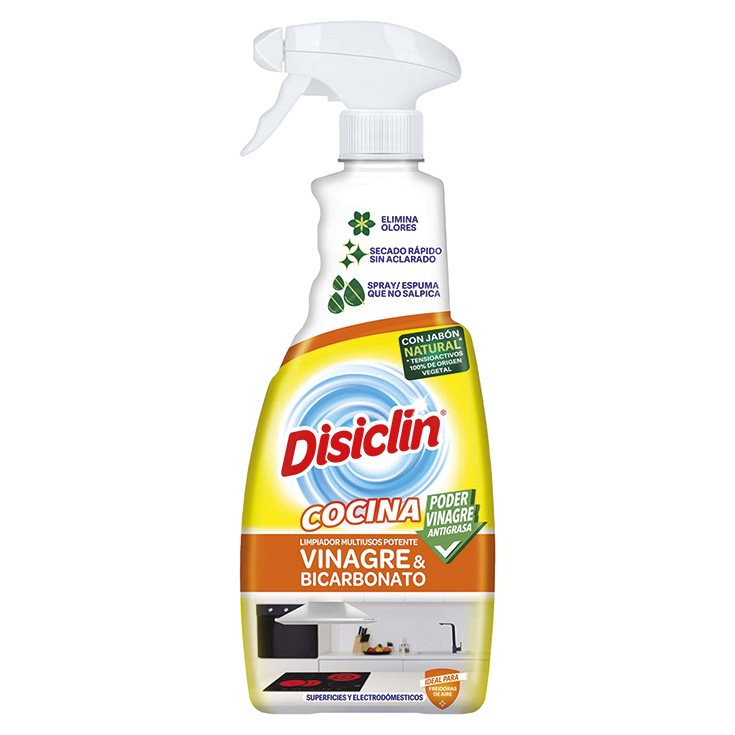 disiclin limpiador multiusos cocinas vinagre conbicarbonato pistola 720ml