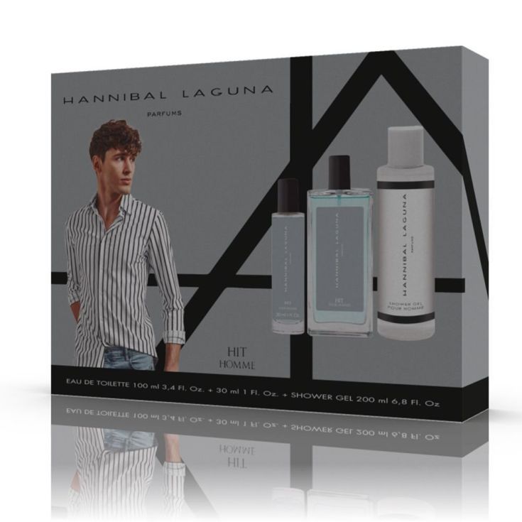 hannibal laguna homme hit 100ml cofre 3 piezas