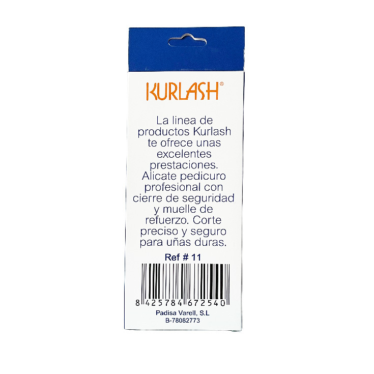 kurlash alicate pedicura clasico 14cm