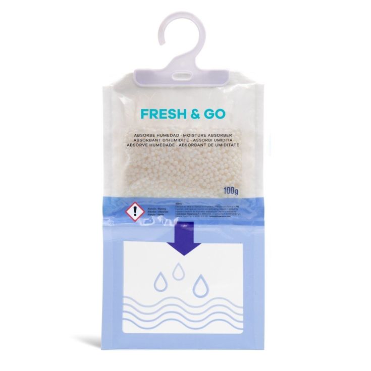 fresh & go absorbe humedad colgador ropa limpa