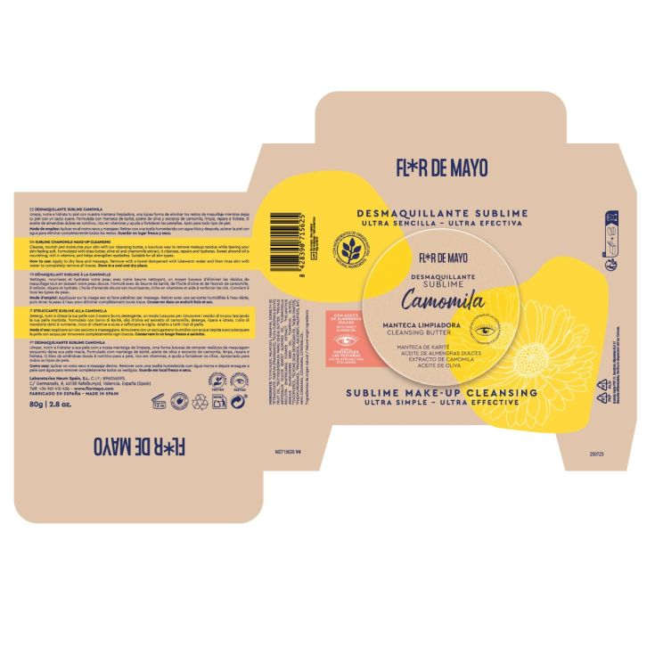 flor de mayo sublime manteca desmaquillante tarro 80g