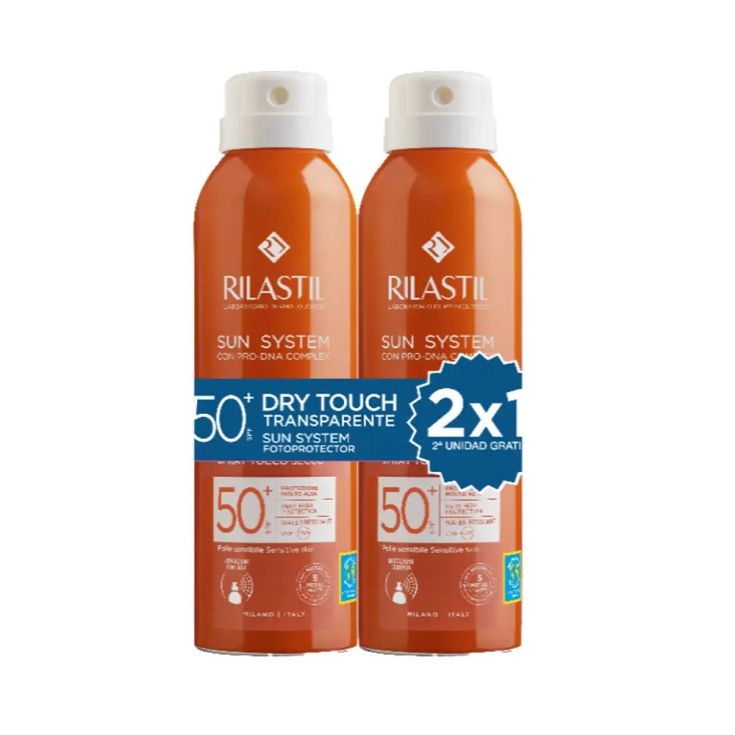 rilastil sun system 50 dry touch duplo 200ml