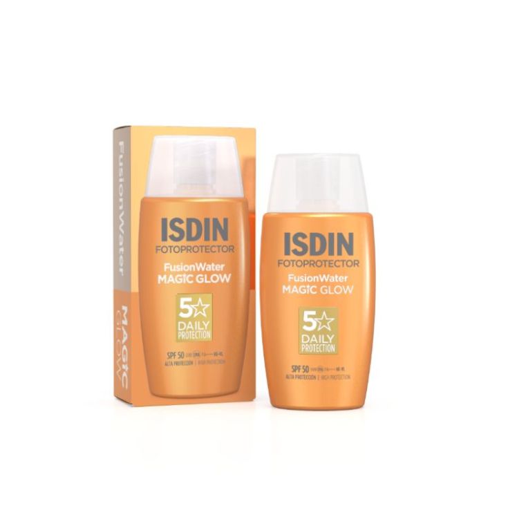 isdin fotoproteccion fusion water magic glow spf50 50ml