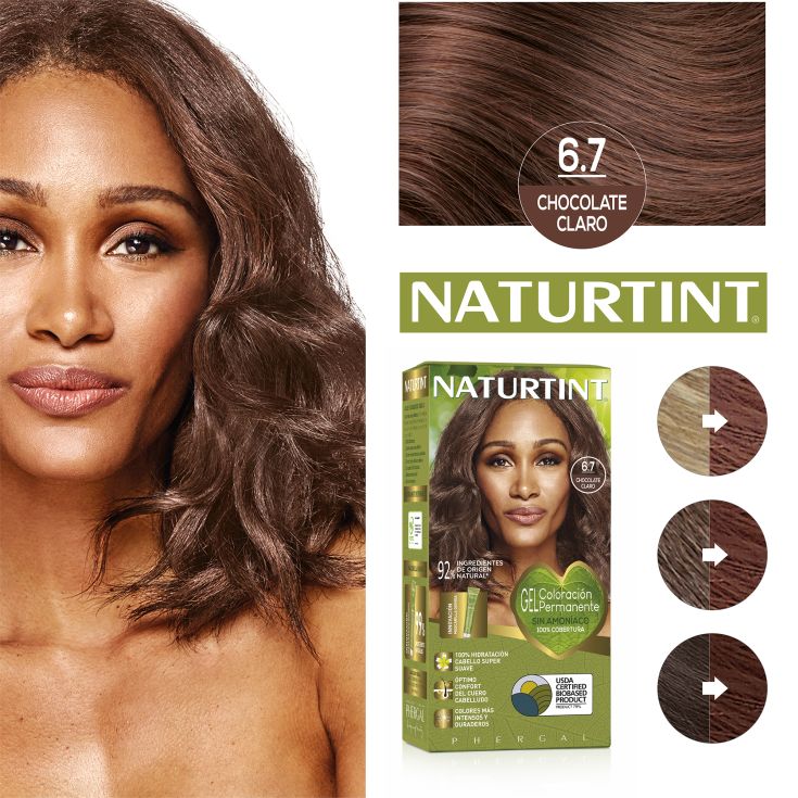 naturtint tinte permamente 6.7 chocolate claro