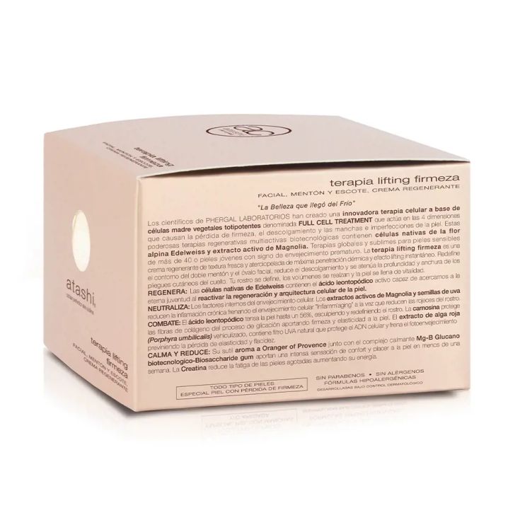 atashi cellular perfection skin sublime terapia lifting firmeza cuello y escote 50ml