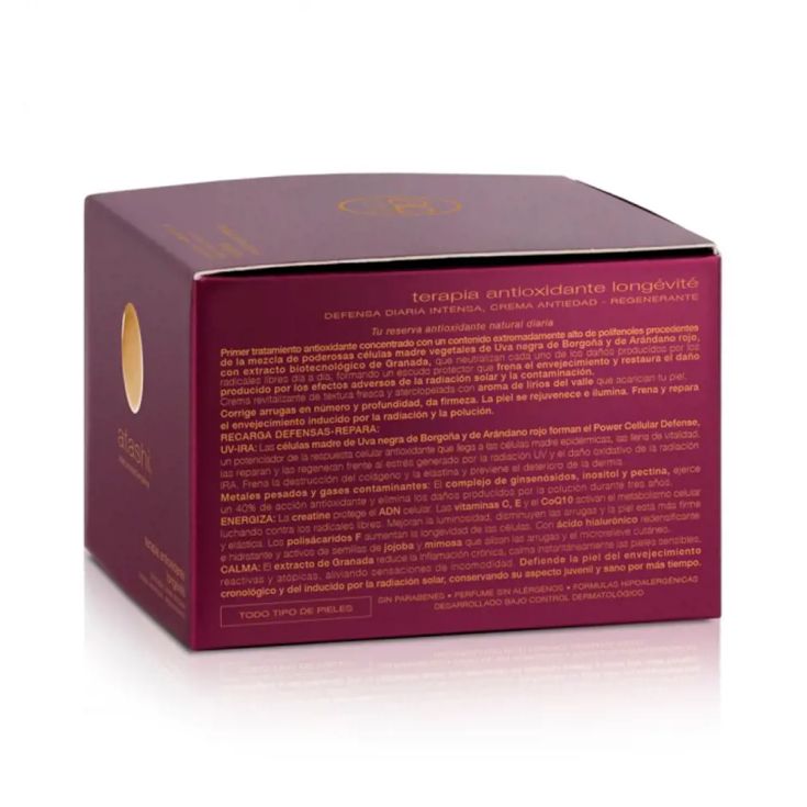 atashi cellular antioxidant skin defense crema antiedad regenerante 50ml
