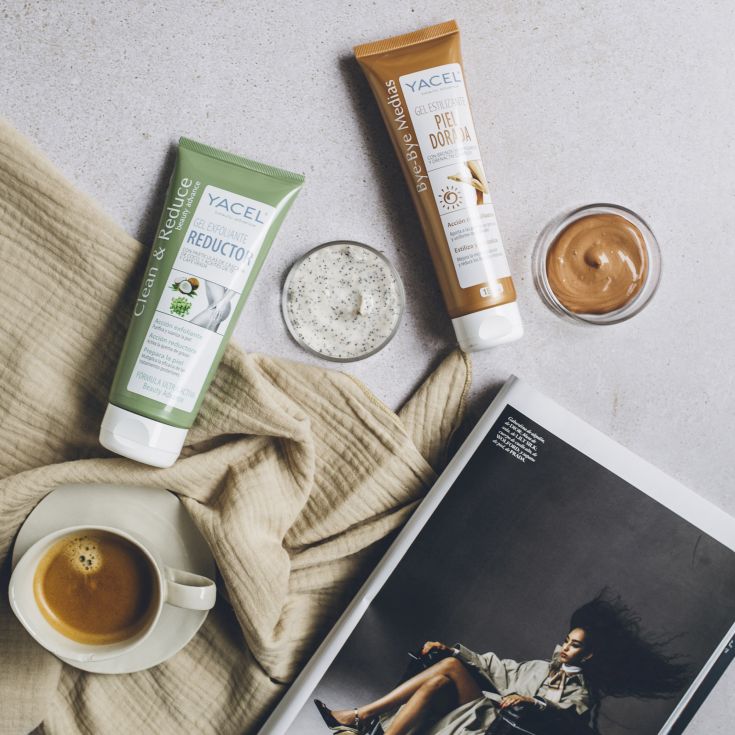 yacel bye-bye medias gel estilizante piel dorada 150ml