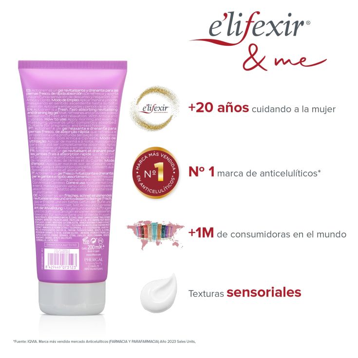 elifexir actidren gel relajante piernas 200ml