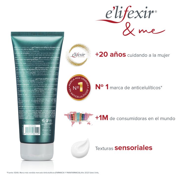 elifexir nocturslim gel intensivo lipoescultor nocturno 200ml