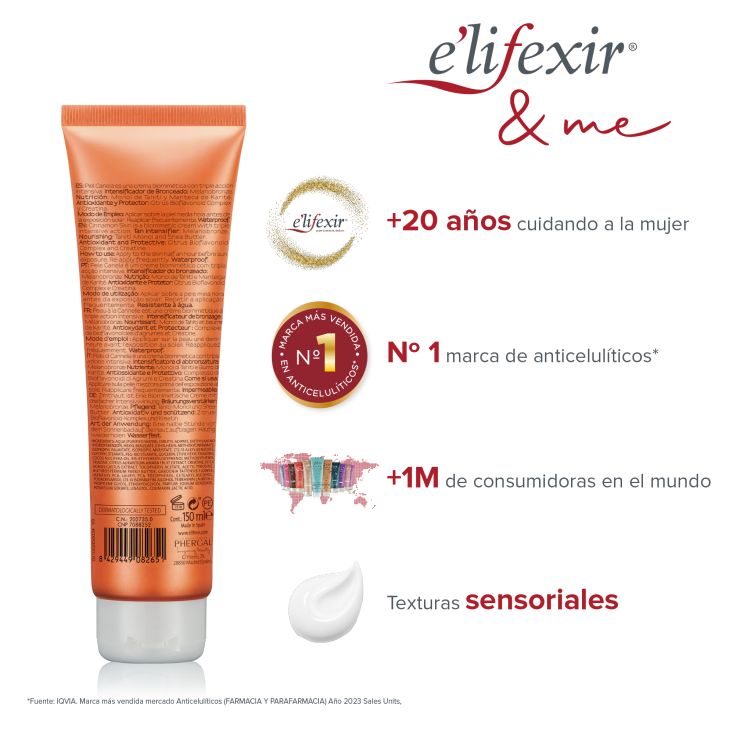 elifexir piel canela crema spf30 gel acelerador del bronceado 150ml