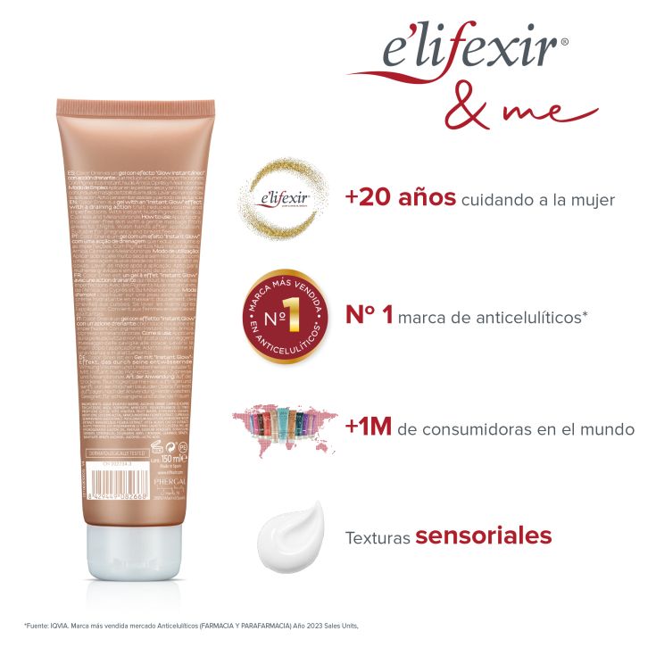 elifexir color dren maquillaje para piernas 150ml 