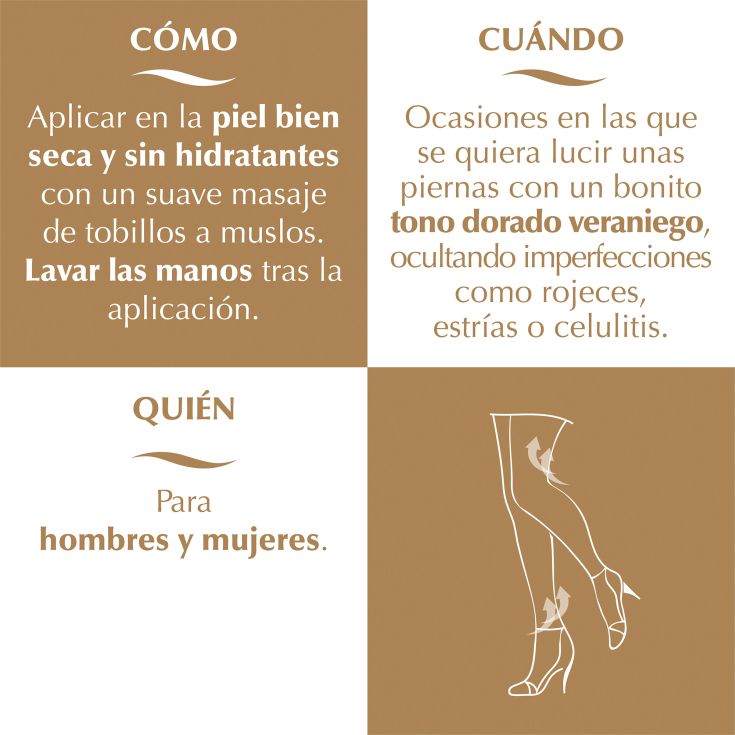 elifexir color dren maquillaje para piernas 150ml 