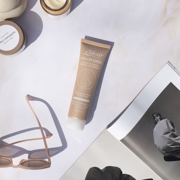 elifexir color dren maquillaje para piernas 150ml 
