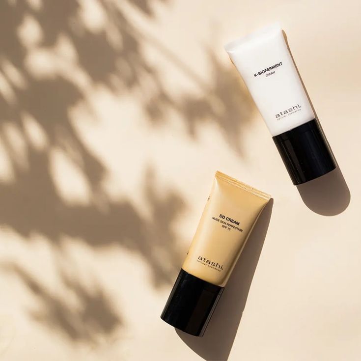 atashi dd cream medio 50ml cofre 3 piezas