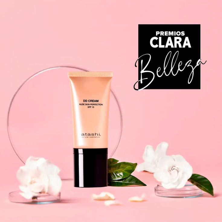 atashi dd cream medio 50ml cofre 3 piezas