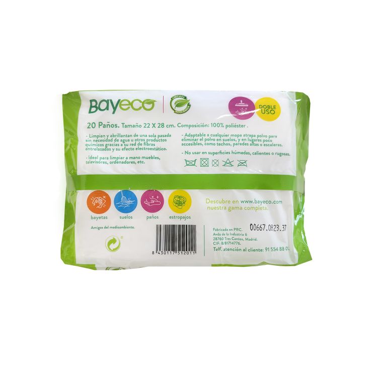 bayeco paño atrapapolvo pack 20uds