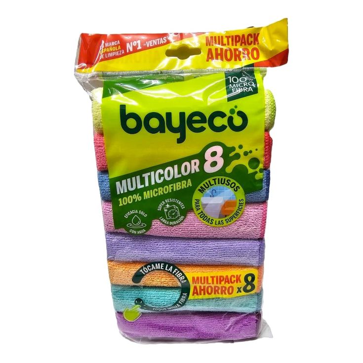 bayeco bayeta microfibra 8 uds