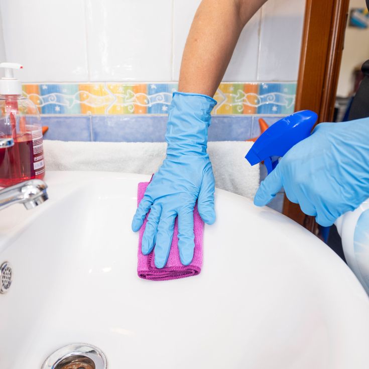 bayeco guante nitrilo azul largo t. s-m 20 uds