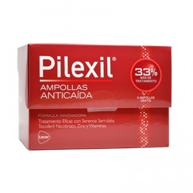 pilexil ampollas anticaida 15uds + 5ud ampollas regalo