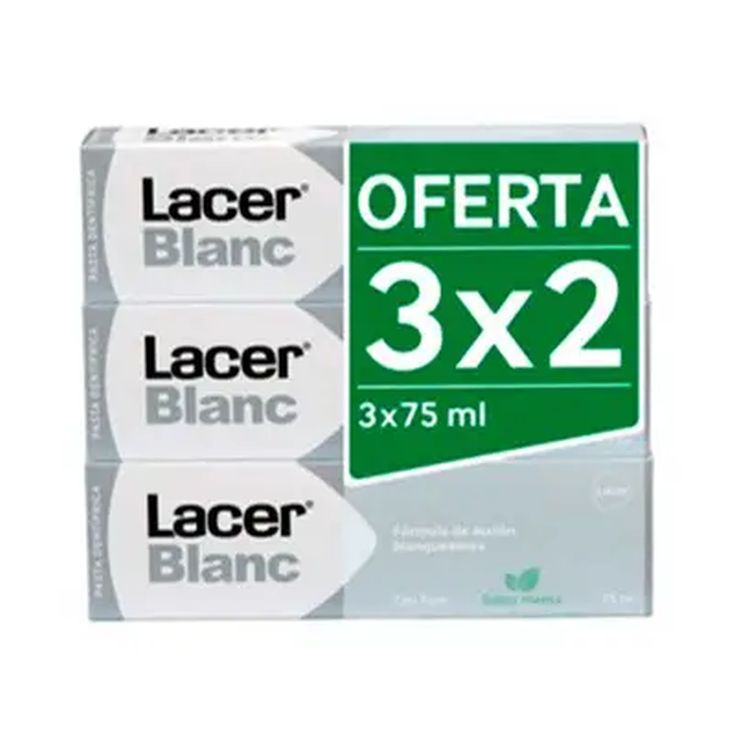 lacer blanc plus menta 75ml triplo