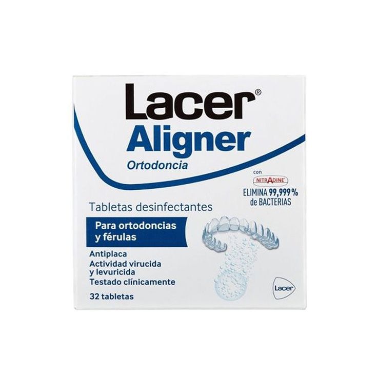 lacer aligner tabletas limpiadoras 32uds