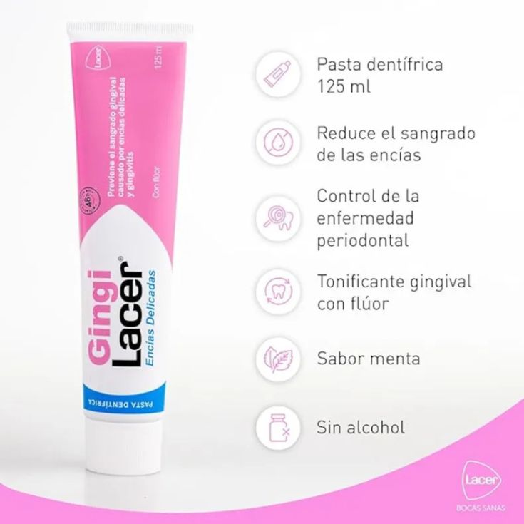 lacer gingilacer pasta dentifrica encias sanas 125ml+cepillo