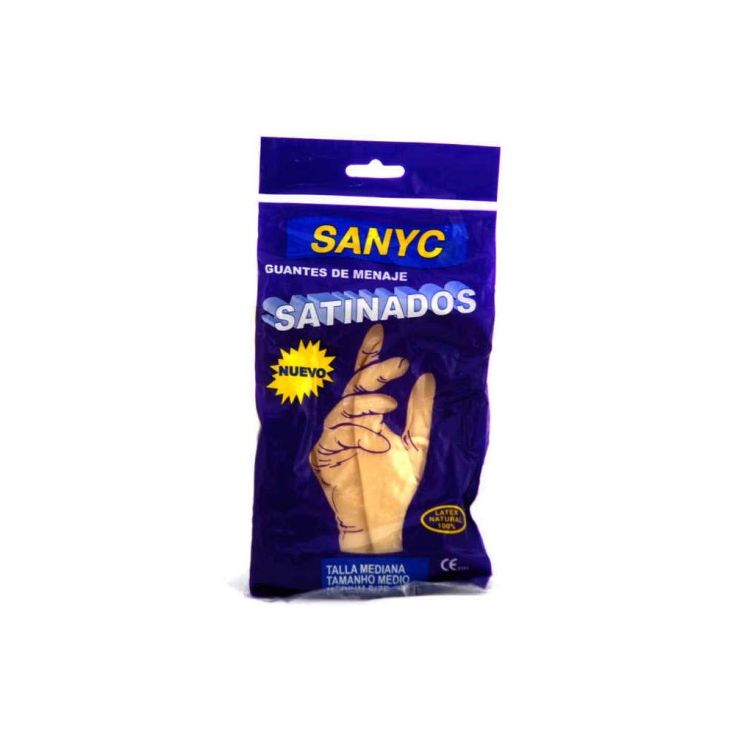 sanyc guante satin talla media