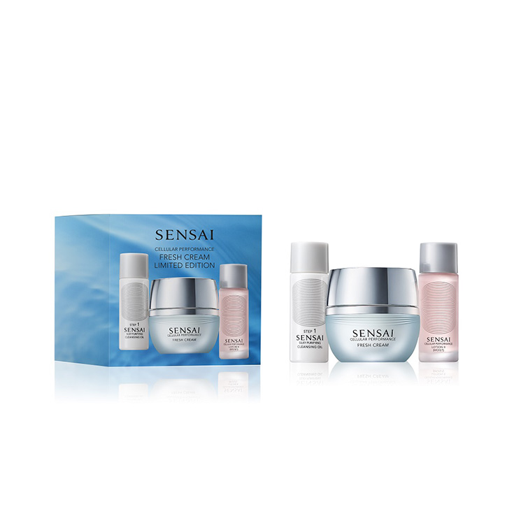 sensai cellular performance fresh crema 40ml cofre 3 piezas