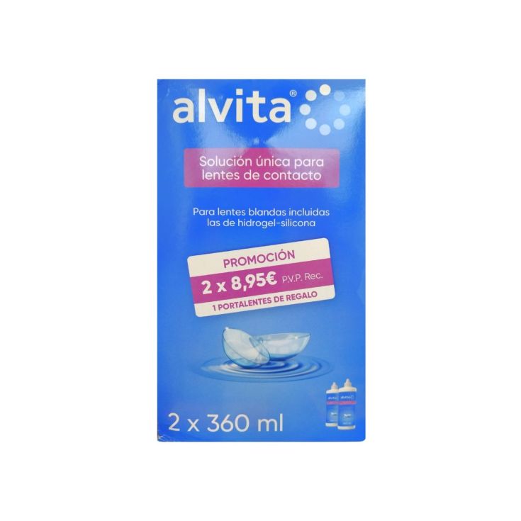 alvita solucion ocular unica 2x360ml