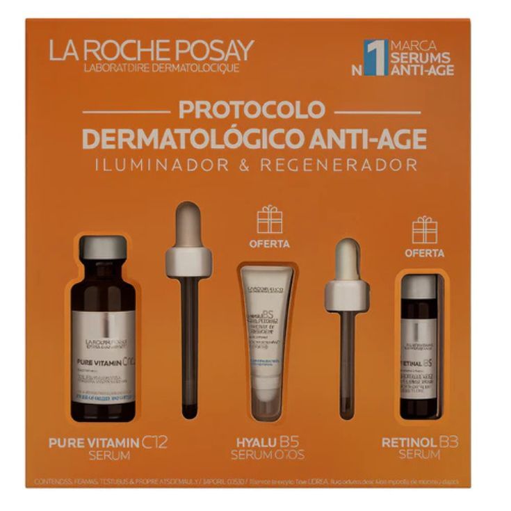 la roche posay vitamin pure c12 serum 30ml cofre 3 piezas la roche posay vitamin pure c12 serum 30ml cofre 3 piezas