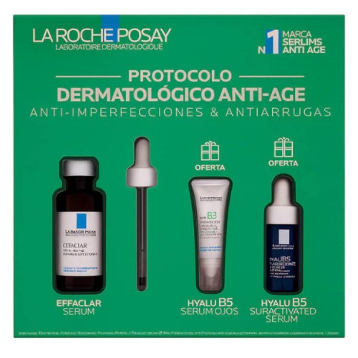la roche posay effaclar serum 30ml cofre 3 piezas